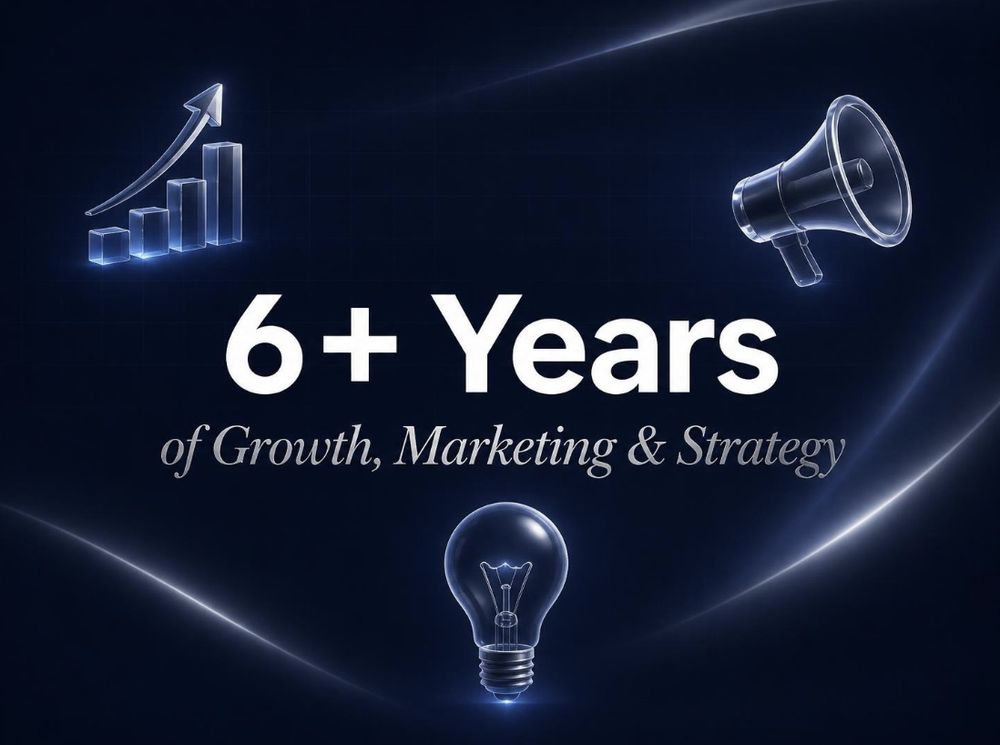 6+ Years of Growth, Marketing & Strategy