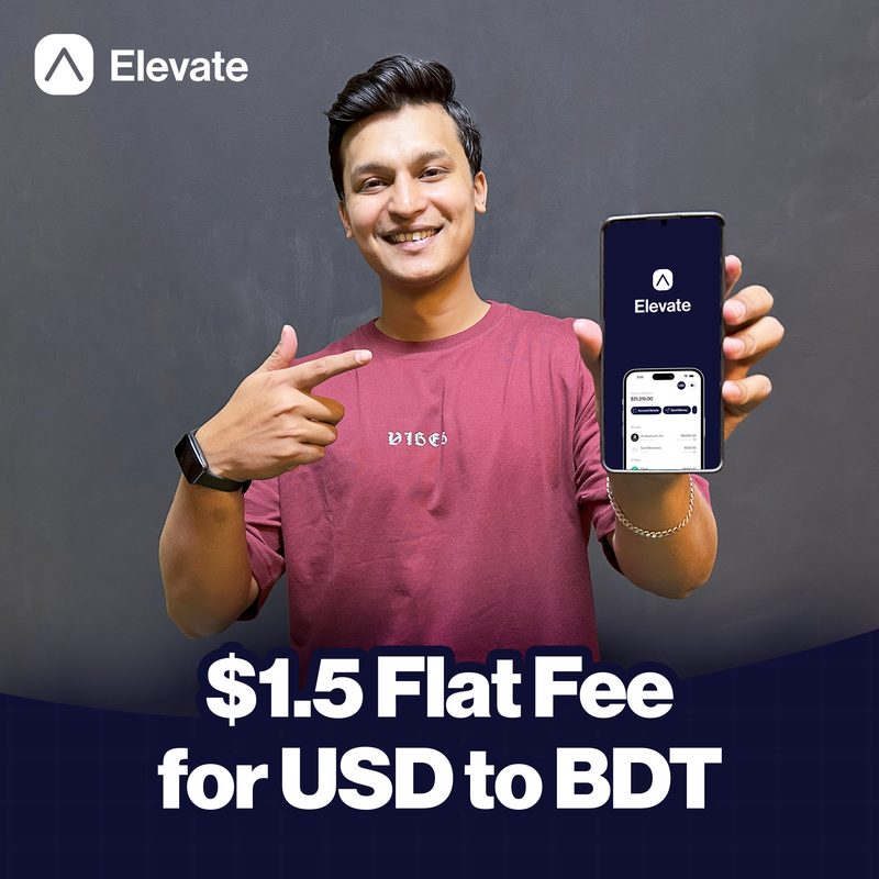 Elevate Pay flat fee campaign creative