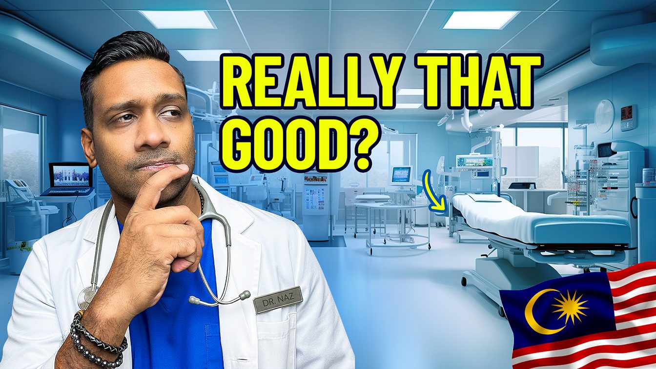 YouTube thumbnail on Malaysian healthcare